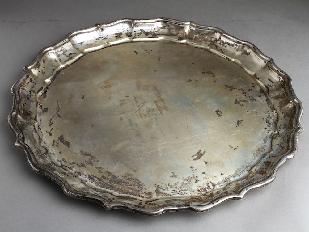 Appraisal: Frank Smith Silver Co Sterling Charger Round Tray Frank Smith