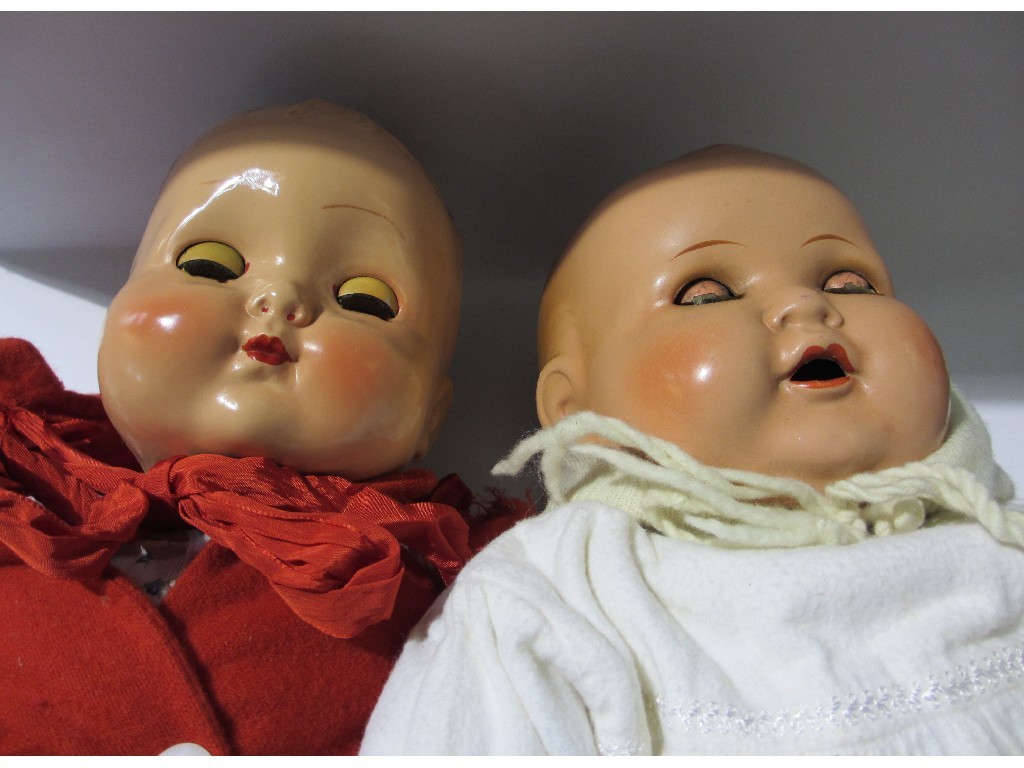 Appraisal: Lot comprising two baby dolls