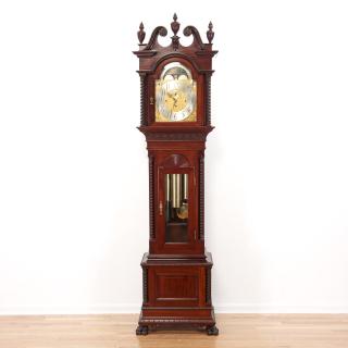 Appraisal: Walter Durfee mahogany tall case clock Walter Durfee mahogany tall