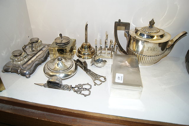 Appraisal: A COLLECTION OF SILVER AND PLATED WARE to include a