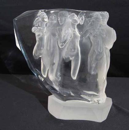 Appraisal: Gerontion - lucite sculpture frederick hart american - ca H