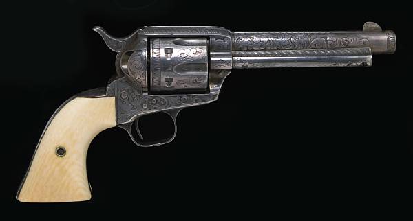 Appraisal: A New York engraved Colt single action army revolver Serial