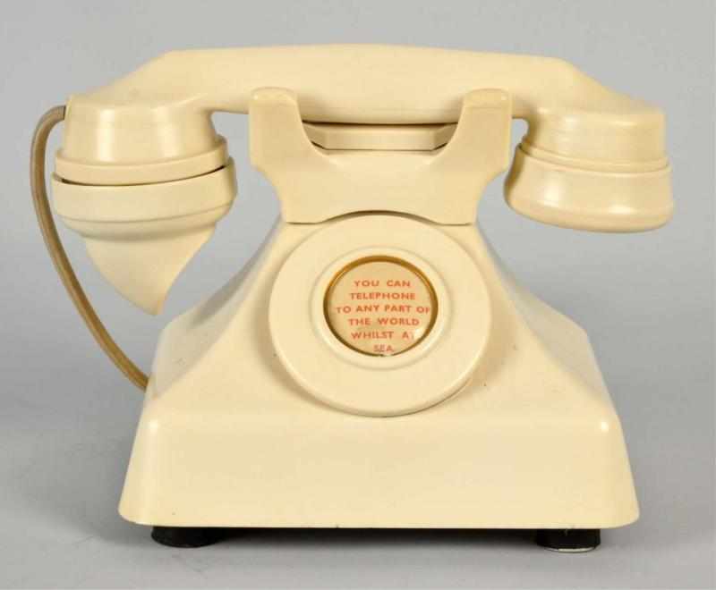 Appraisal: English GE Co Ivory Cradle Telephone Circa A few small