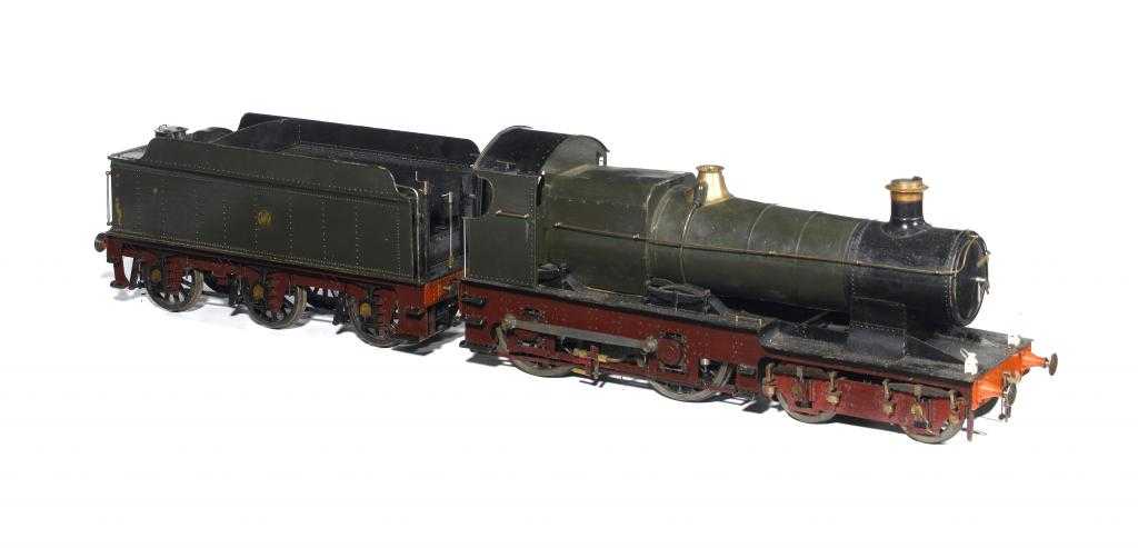 Appraisal: A INCH GAUGE MODEL - - LOCOMOTIVE AND TENDER based