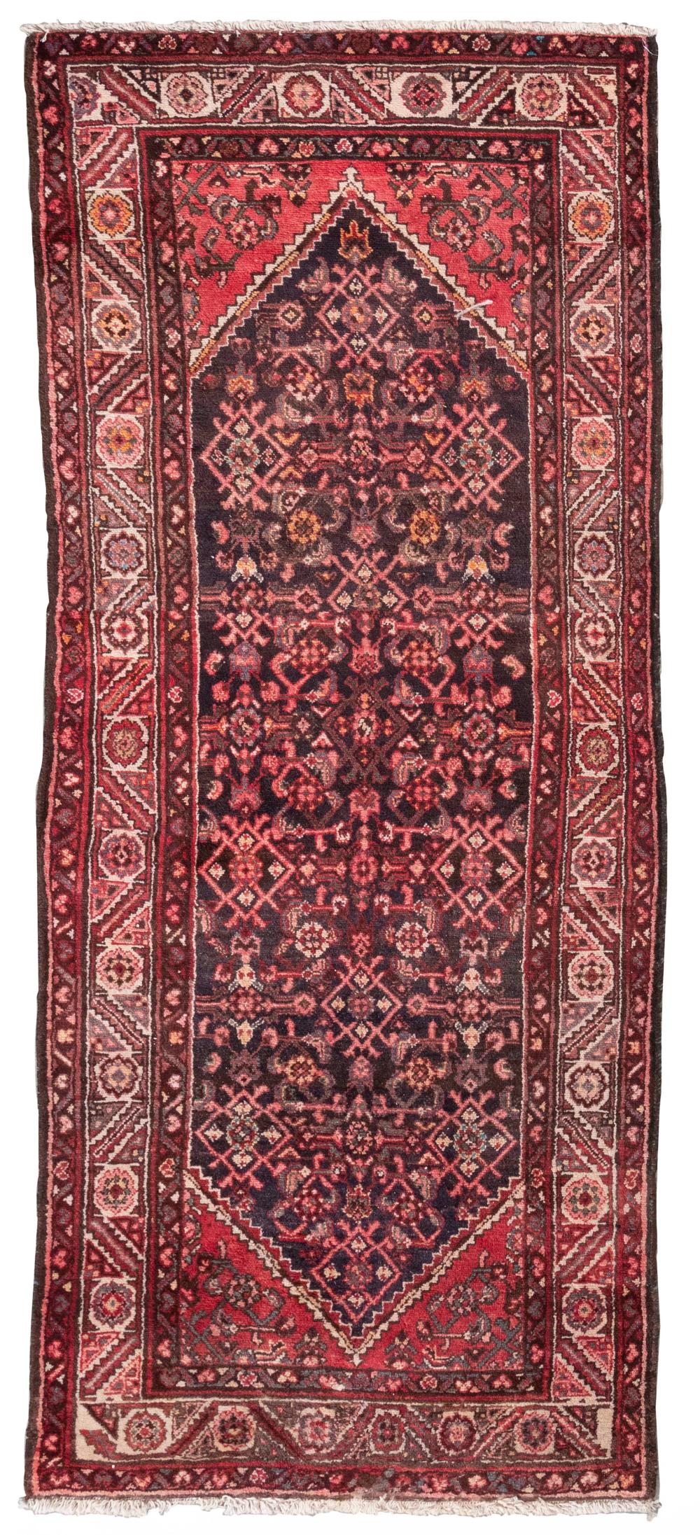 Appraisal: HAMADAN RUG X SECOND QUARTER OF THE TH CENTURYHAMADAN RUG