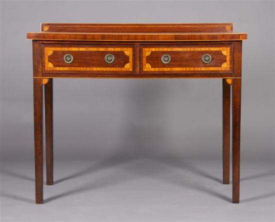 Appraisal: A George III Mahogany Server Height x width x depth