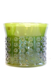 Appraisal: DANISH GREEN GLASS VASE