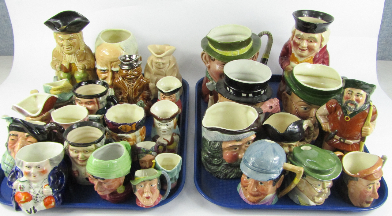 Appraisal: Shorter Beswick and other Staffordshire pottery character jugs and a