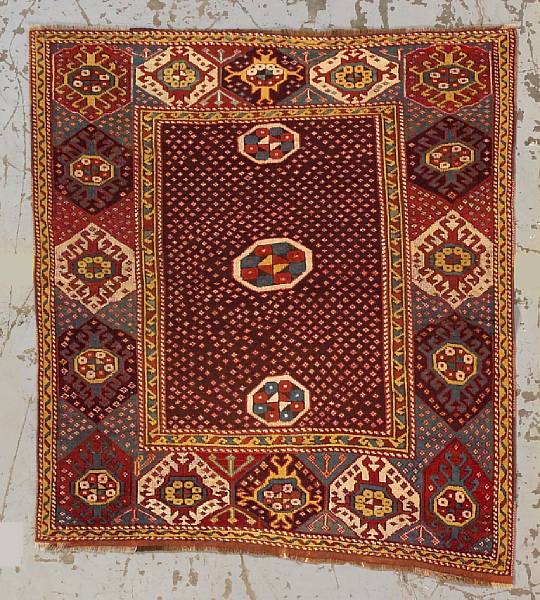 Appraisal: A Kazak rug Caucasus circa size approximately ft in x