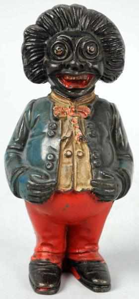 Appraisal: Cast Iron Golliwog Still Bank Manufactured by Harper Mfg Company