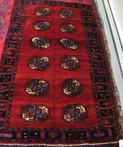 Appraisal: PERSIAN BOKHARA AREA RUG ' x '