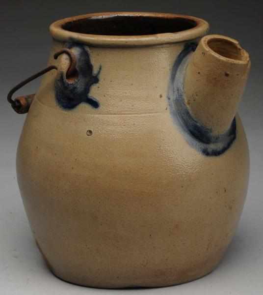 Appraisal: th Century Stoneware Batter Pail With cobalt blue decoration surrounding