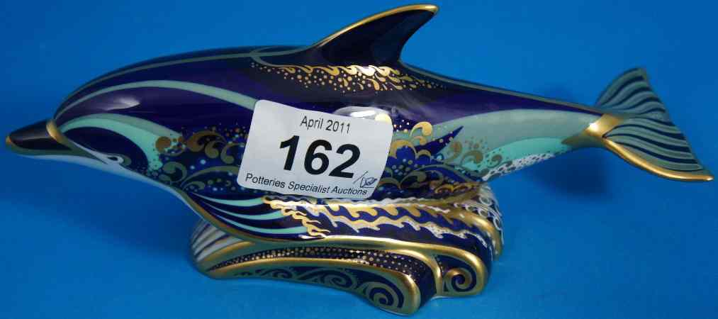 Appraisal: Royal Crown Derby paperweight Bottle Nosed Dolphin