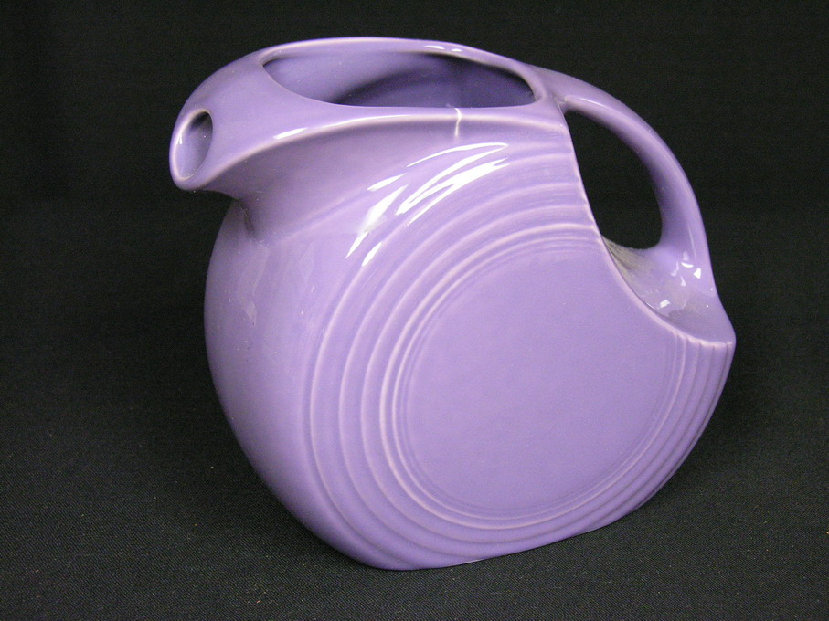 Appraisal: FIESTA RARE LILAC PITCHER Large Pitcher Unused Estate item Discontinued