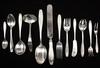 Appraisal: STERLING FLATWARE - piece boxed set of Puritan pattern sterling