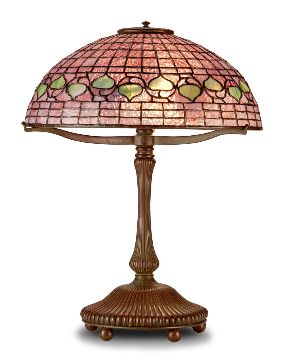 Appraisal: A Tiffany Studios Acorn table lamp Circa - New York