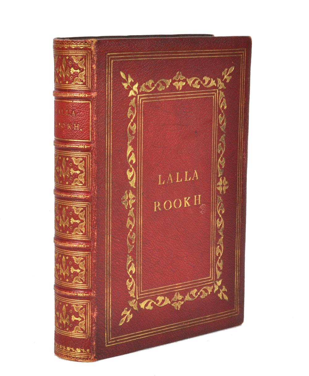 Appraisal: LALLA ROOKH' AN ORIENTAL ROMANCE BY THOMAS MOORERed leather-bound book