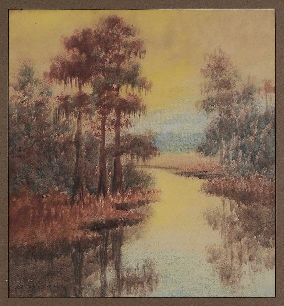 Appraisal: Alexander John Drysdale Louisiana - In the Bayou signed lower