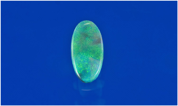 Appraisal: Large Carat Lightning Ridge Opal Measures x cm Predominantly green