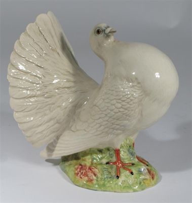 Appraisal: Fan-tailed Dove' a Beswick figure model no painted in colours