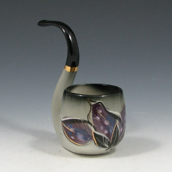 Appraisal: Sascha Brastoff Floral Decorated Pipe - Mint Sascha Brastoff pipe