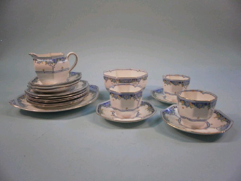 Appraisal: A Royal Doulton Arvon pattern part tea service printed with