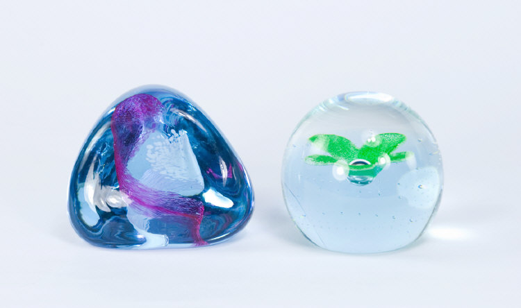 Appraisal: Two Caithness Paperweights