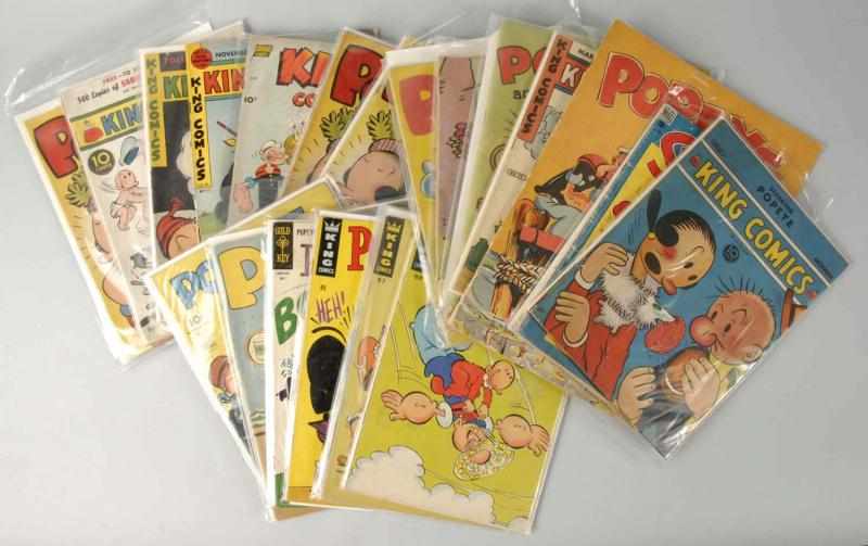 Appraisal: Lot of Popeye Comic Other Books Description Includes and cent