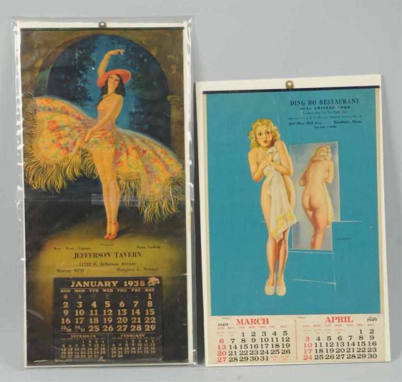 Appraisal: Eggleston Mariquita Elvgren Pinup Calendars and Some soiling surface lines