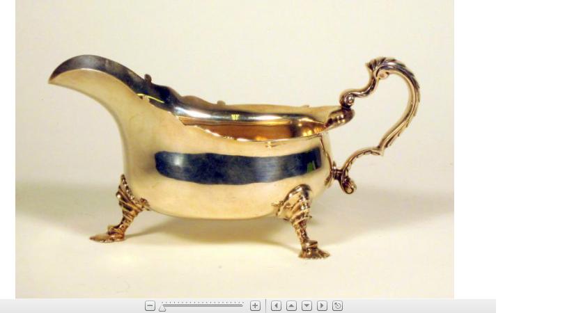 Appraisal: English sterling silver sauce boatcrichton bro the rs london