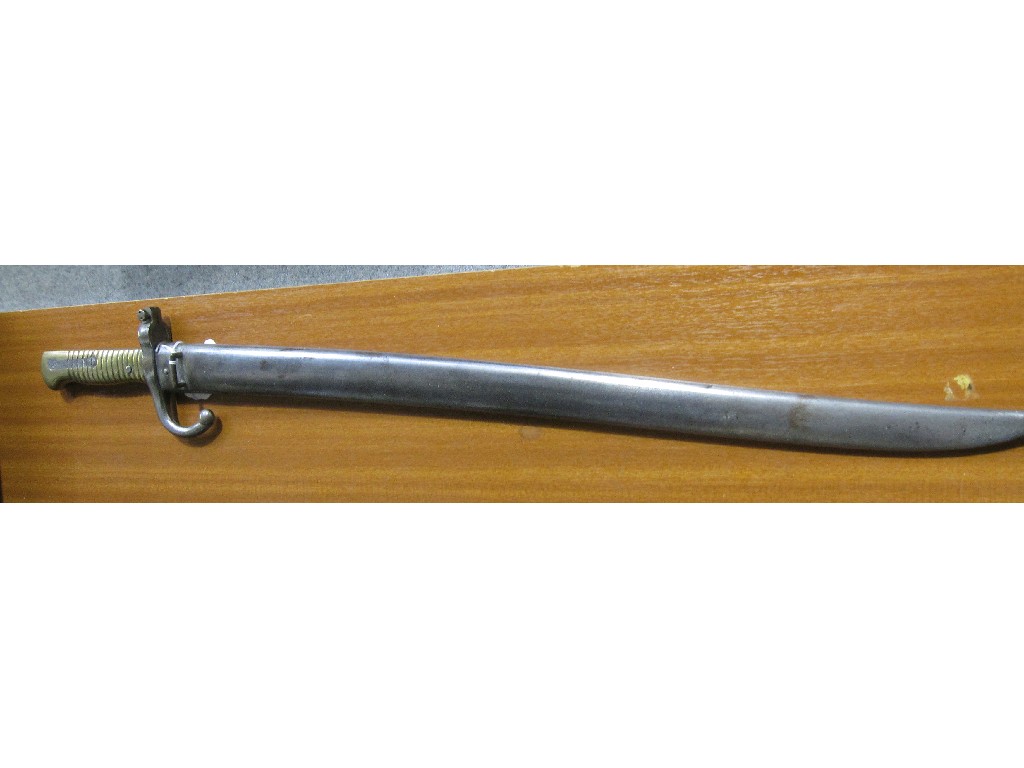 Appraisal: Sword bayonet in scabbard