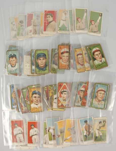 Appraisal: Lot of Early Baseball Cards Description Mostly between and Includes