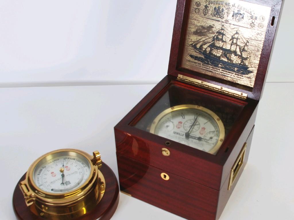 Appraisal: REPRODUCTION OF A SEVILLES LIVERPOOL NINETEENTH CENTURY MARINE CHRONOMETER brass