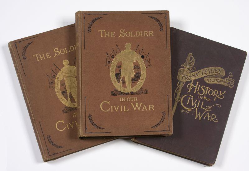 Appraisal: Three Late th century Civil War Pictorial Books The Soldier