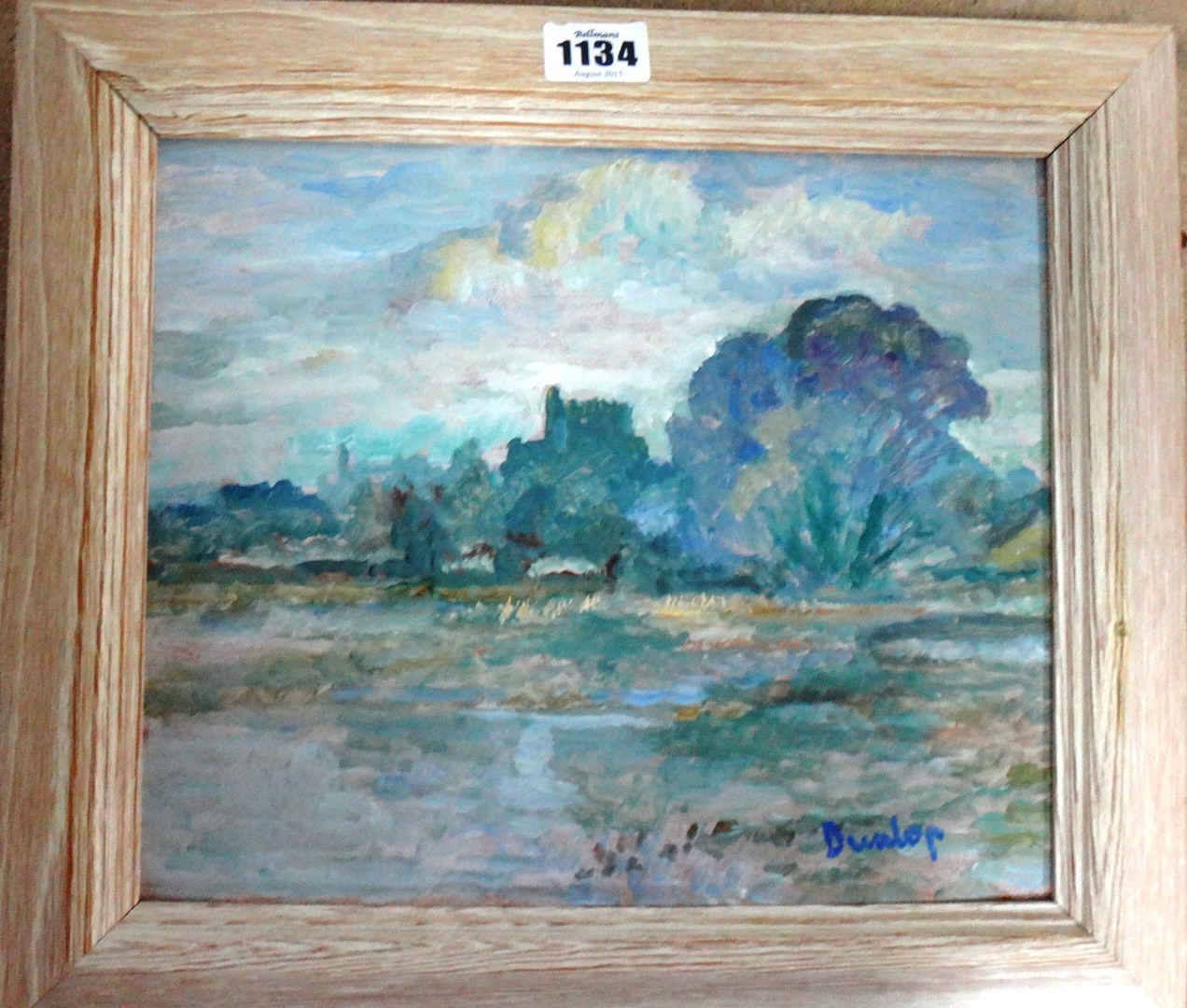 Appraisal: Ronald Ossory Dunlop - Windsor Castle oil on board signed