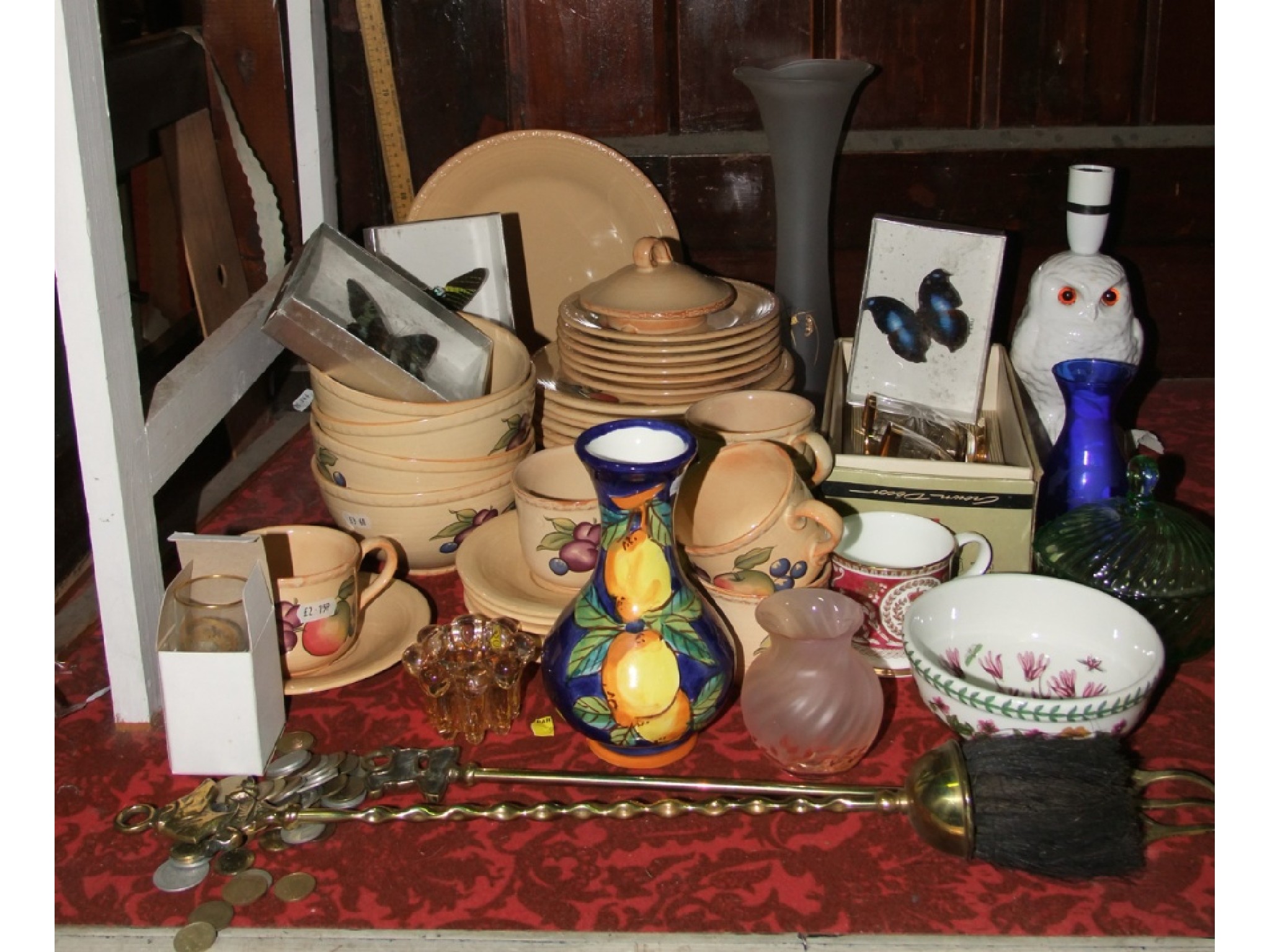 Appraisal: A quantity of Hornsea Pottery Yeovil wares with printed fruit