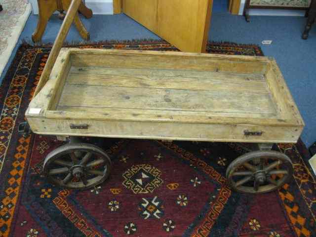 Appraisal: Antique Wooden Child's Wagon