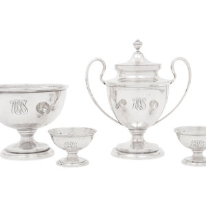 Appraisal: Four American Silver Hollowware Articles S Kirk Son Co Baltimore