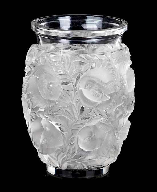 Appraisal: Lalique France Mid th Century Bagatelle Vase Lalique France Mid