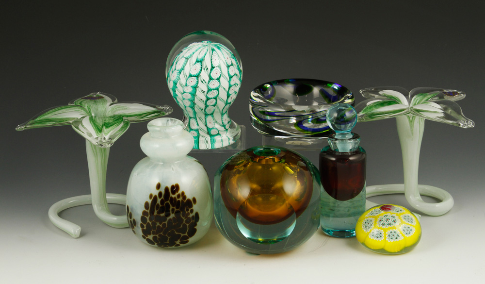 Appraisal: - Lot of Art Glass Lot of various art glass