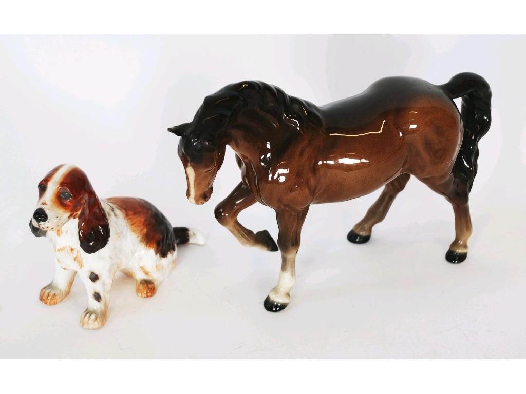 Appraisal: BESWICK POTTERY MODEL OF A STOCKY JOGGING MARE third version