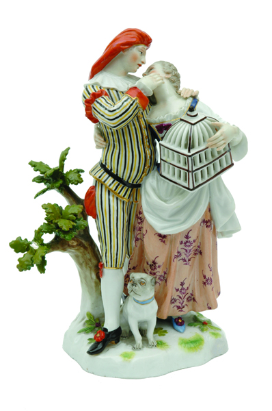 Appraisal: A MEISSEN PORCELAIN FIGURE GROUP th century Modelled as a