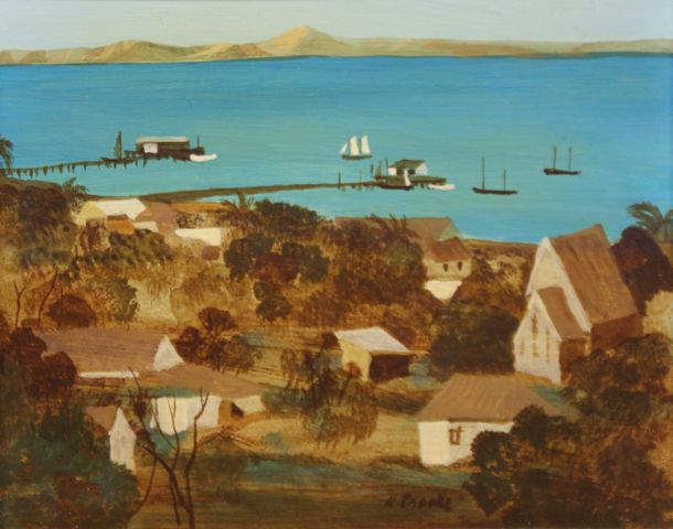 Appraisal: Ray Crooke born Thursday Island circa oil on board signed