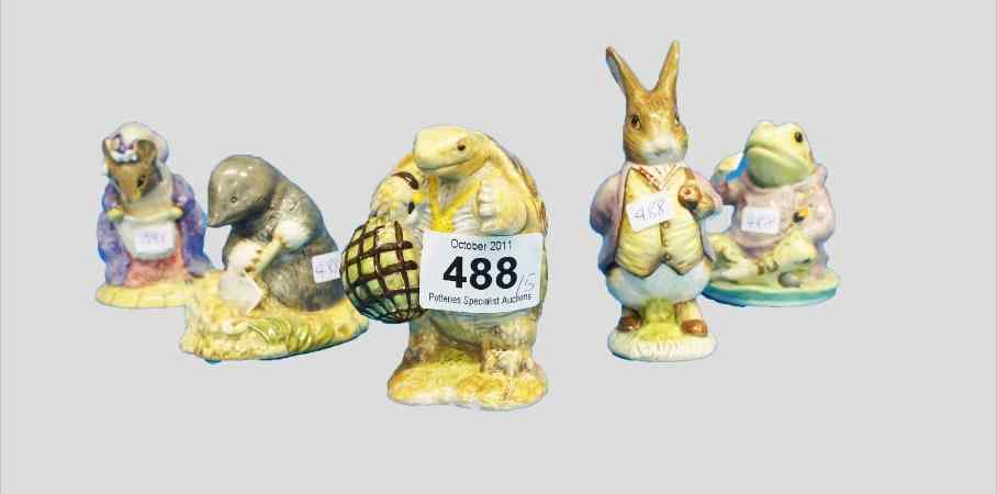 Appraisal: Royal Albert Beatrix Potter Figures comprising Mr Auldman Plotonomy Mr