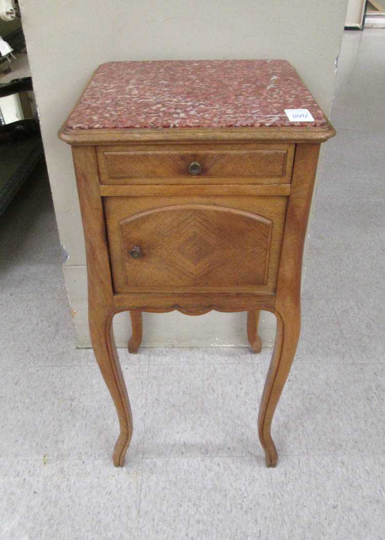 Appraisal: LOUIS XV STYLE NIGHTSTAND French c a cabinet nightstand with