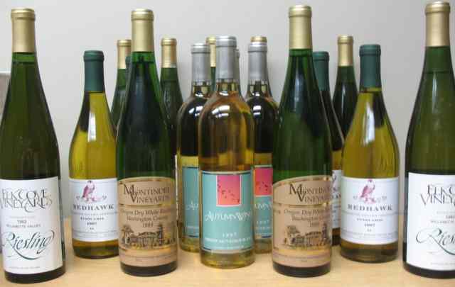 Appraisal: FORTY-EIGHT BOTTLES OF VINTAGE OREGON WHITE WINE Redhawk Pinot Gris