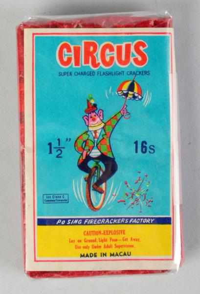 Appraisal: Circus -Pack Firecrackers Class Manufactured by Po Sing Condition Near