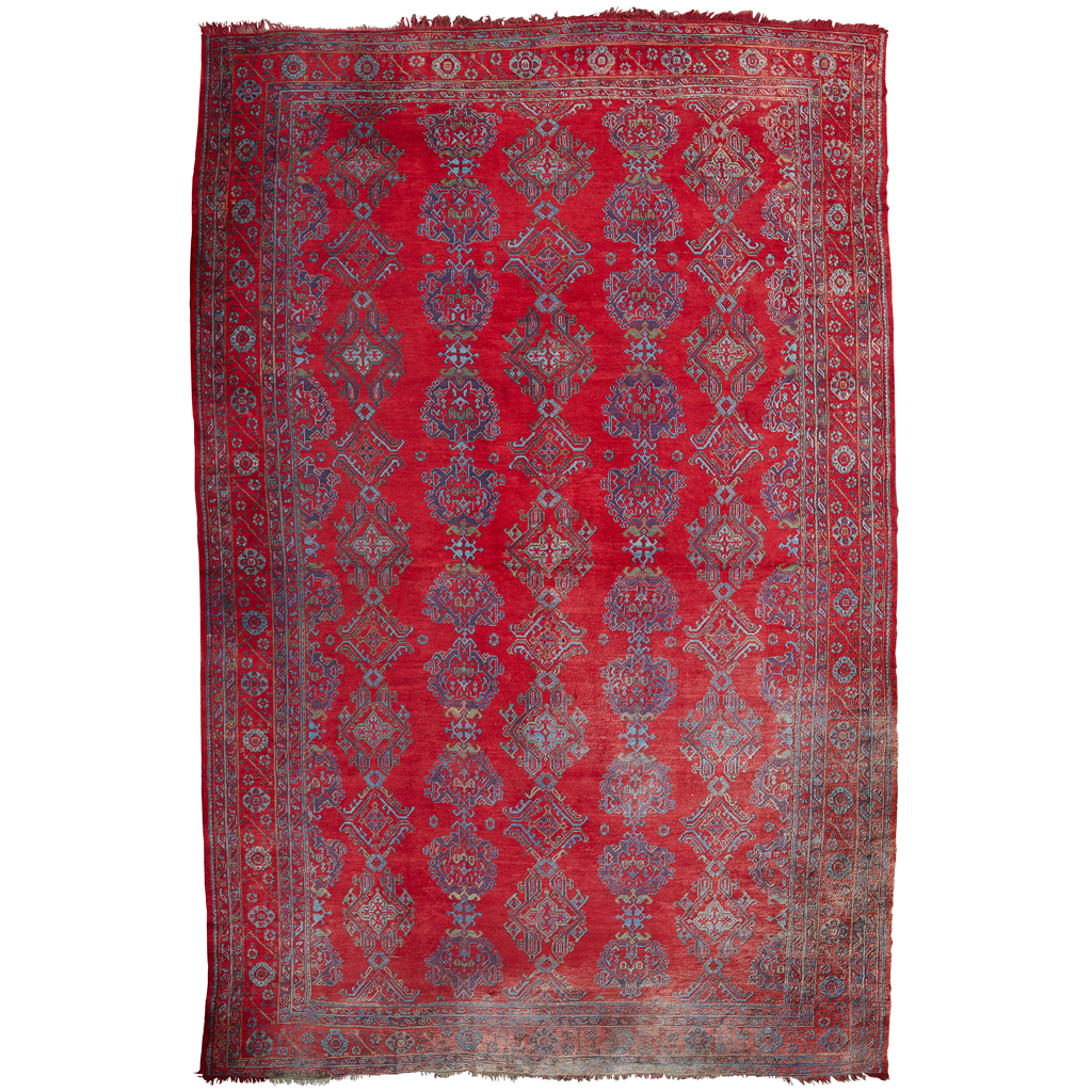 Appraisal: LARGE USHAK 'TURKEY' CARPET WEST ANATOLIA LATE TH EARLY TH