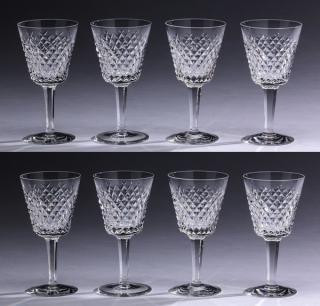 Appraisal: Waterford crystal 'Alana' wine glasses h Set of Waterford crystal