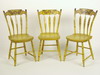 Appraisal: SIDE CHAIRS - Set of six matching painted Windsor side